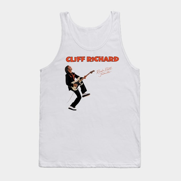 Cliff Richard Rock Juvenile Album Cover Tank Top by asheribtllo